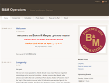 Tablet Screenshot of bmoperators.com